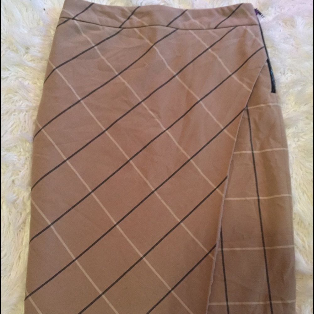 Sexy plaid pencil skirt sz 2